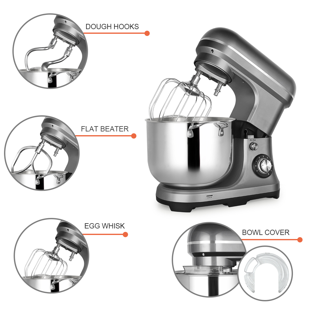 11L 2000W 大型強力電動ミキサー ダブルドウフック付 - Kitchen Appliances For Baking のレビューと価格