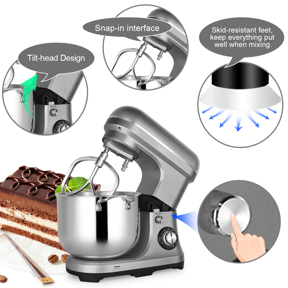 11L 2000W 大型強力電動ミキサー ダブルドウフック付 - Kitchen Appliances For Baking のレビューと価格