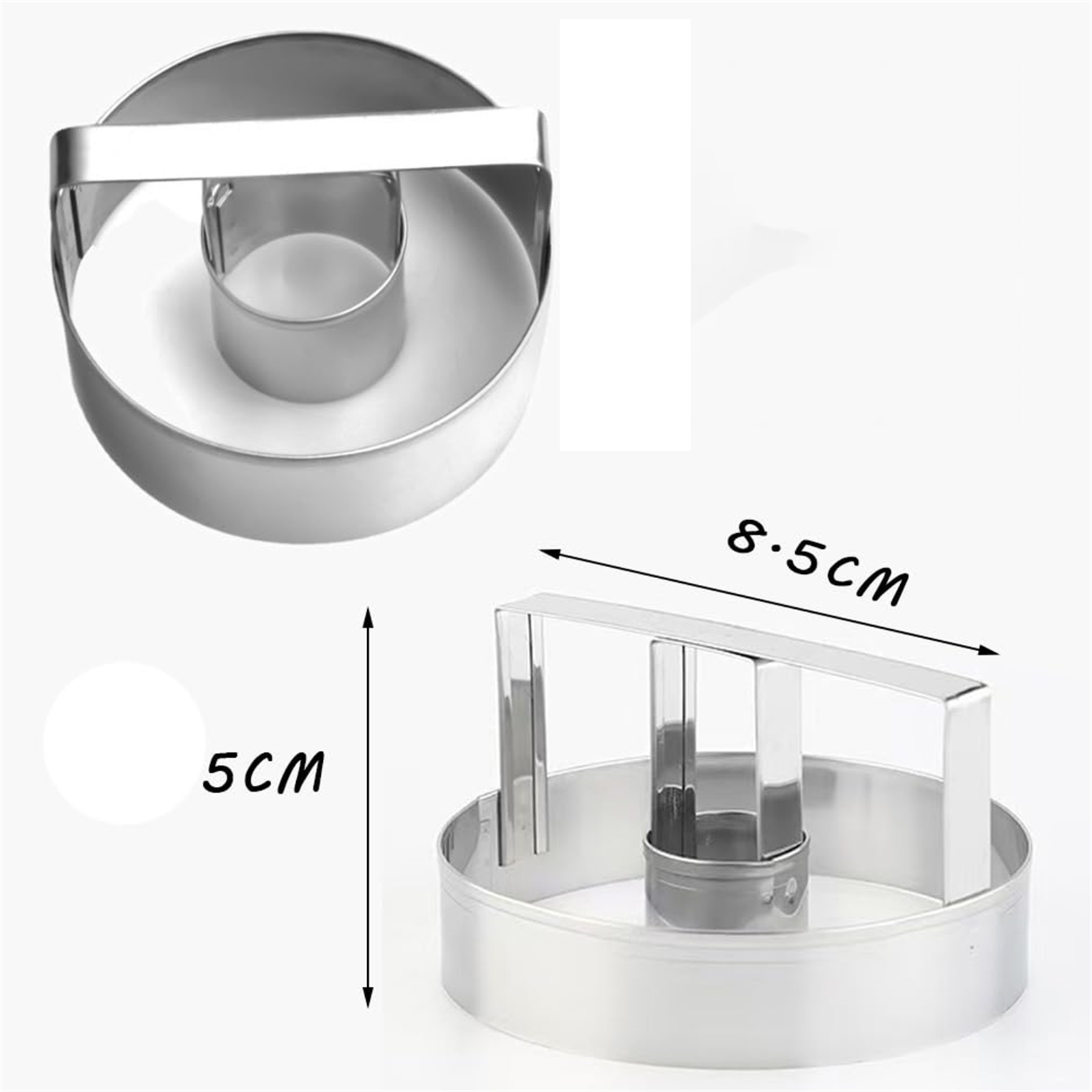 ステンレス鋼クッキーカッターキッチンベーキングラウンドドーナ - Kitchen Appliances For Baking のレビューと価格