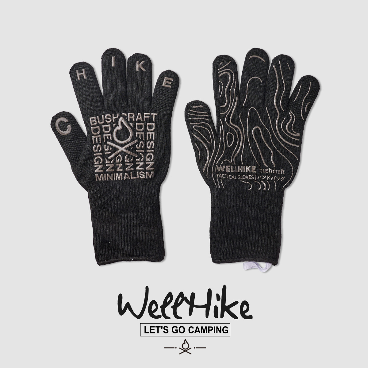耐熱性と難燃性を備えたキャンプ用手袋、グリル、ベーキング、バ - Kitchen Baking Gloves のレビューと価格