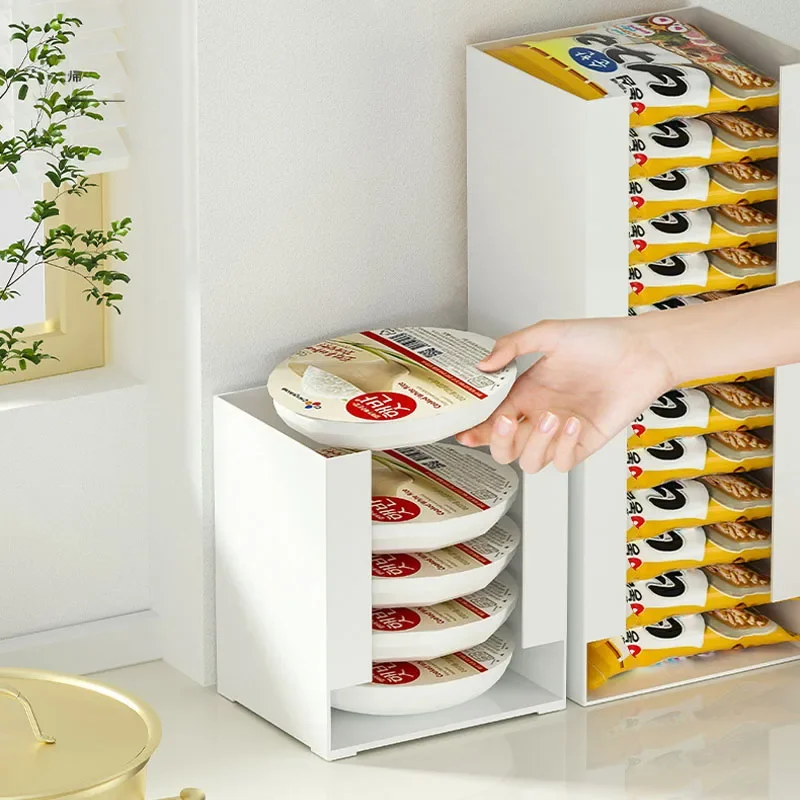 多機能インスタントラーメン収納ボックス キッチンオーガナイザ - Kitchen Baking Tins のレビューと価格