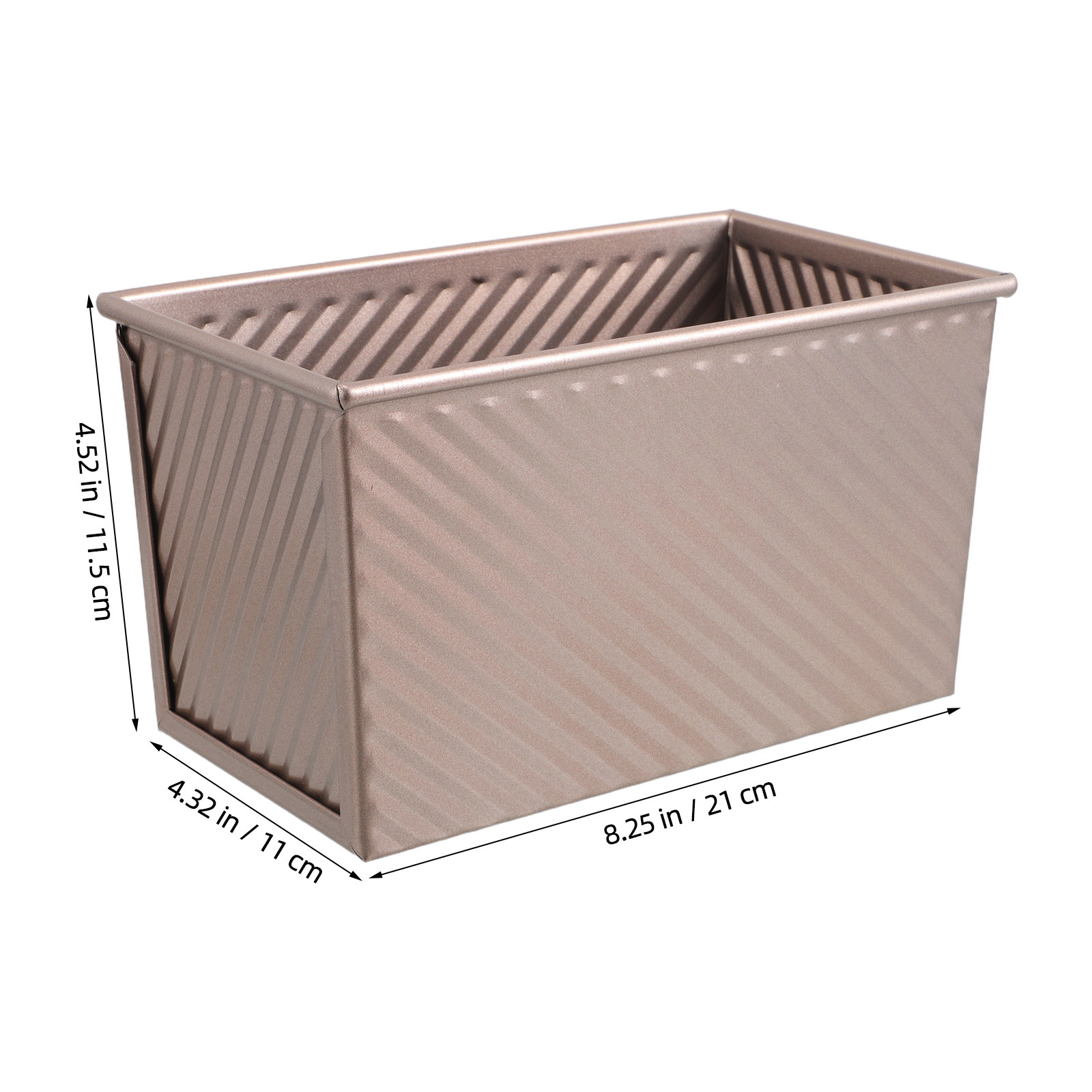 ノンスティック長方形トーストパン炭素鋼パン型ケーキローフバナ - Kitchen Baking Trays のレビューと価格