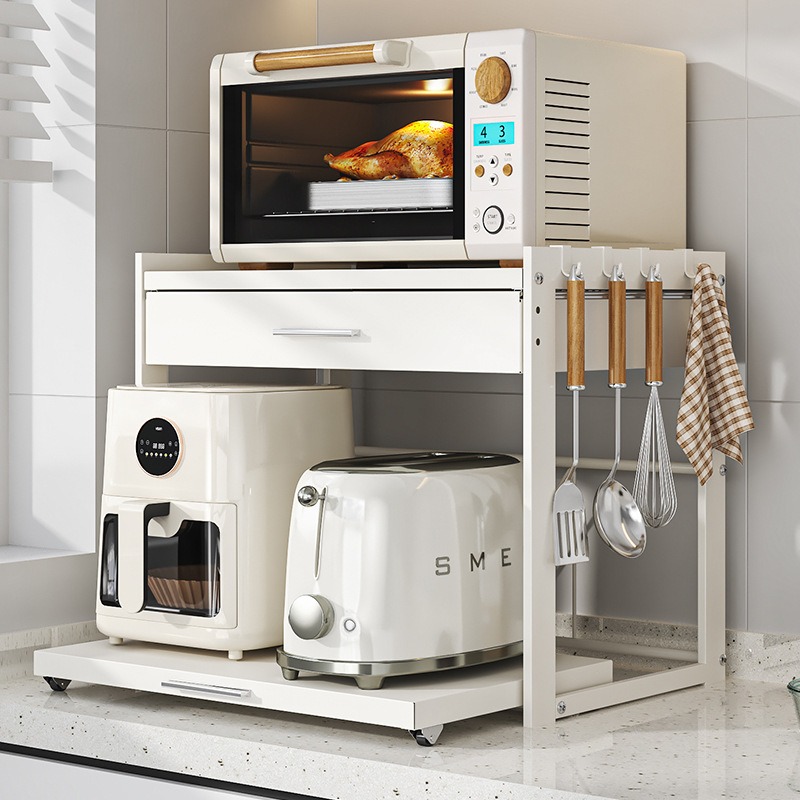 実用的なスライドアウト式引き出し棚、カウンタートップオーブン - Kitchen Baking Drawer のレビューと価格