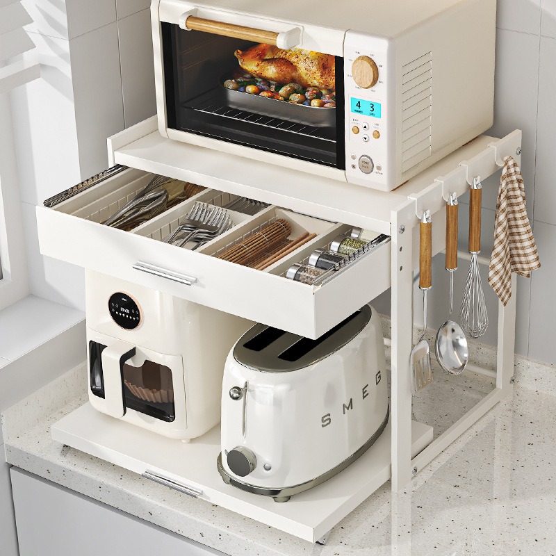 実用的なスライドアウト式引き出し棚、カウンタートップオーブン - Kitchen Baking Drawer のレビューと価格