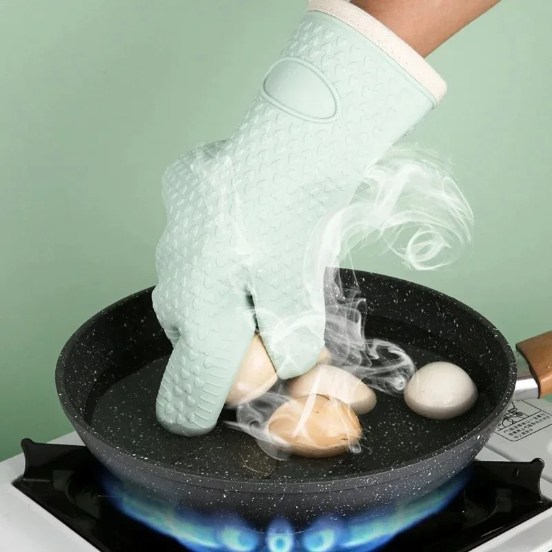 1 ピースの耐熱ハンドカバー、断熱性の高い厚手のシリコン、キ - Kitchen Baking Gloves のレビューと価格