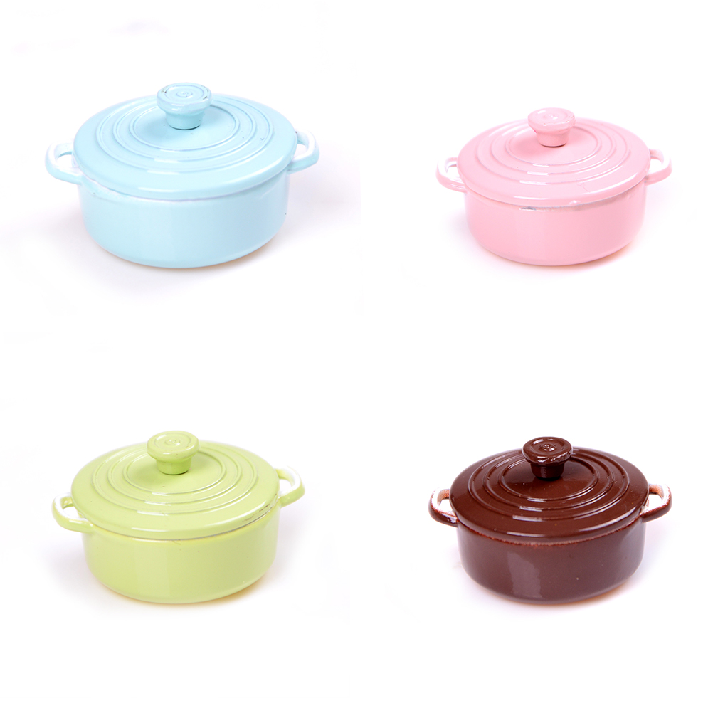 ドールハウス用ミニチュアキッチン用品,1:12スケール,蓋付 - Kitchen Q のレビューと価格