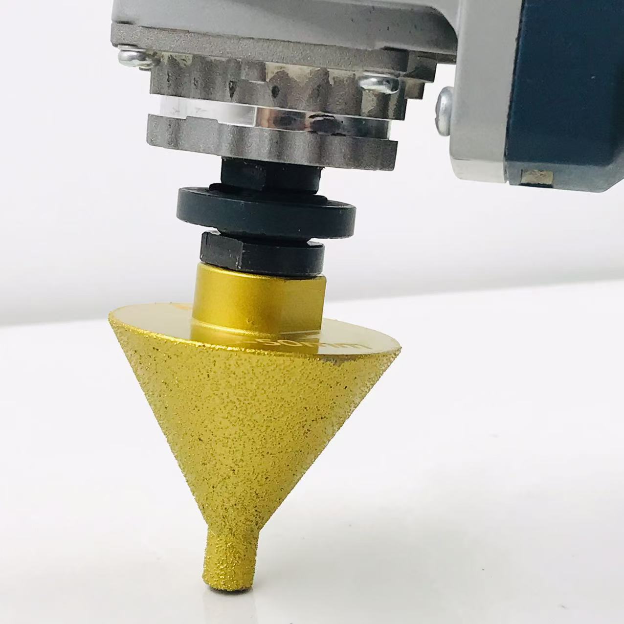 M14 ダイヤモンド面取り・リーマ加工機 38/50mm、花 - Rolling Pin Marble のレビューと価格