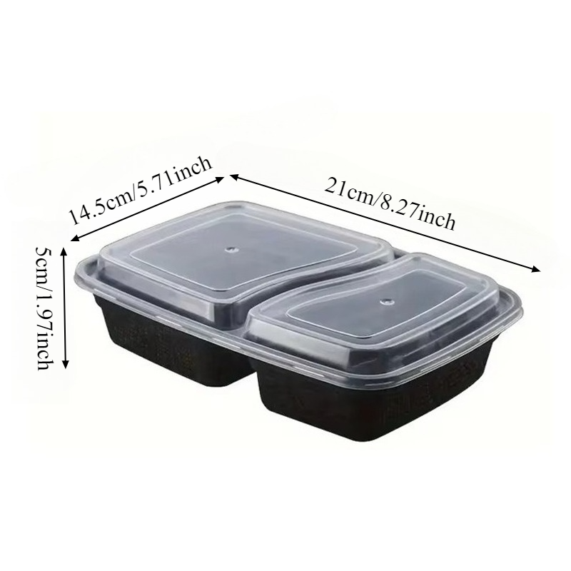 10 セット使い捨て食品ボックス蓋付き電子レンジ食品保存ボッ - Kitchen Baking Tins のレビューと価格