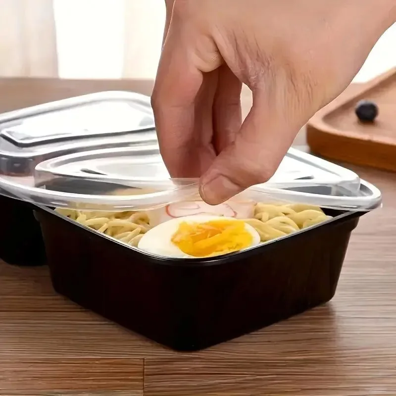 10 セット使い捨て食品ボックス蓋付き電子レンジ食品保存ボッ - Kitchen Baking Tins のレビューと価格